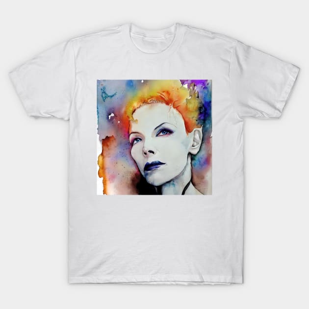 digital portrait of Annie Lennox T-Shirt by bogfl